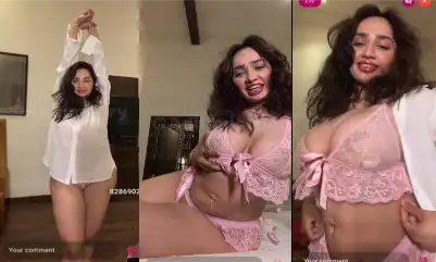 Aditi Mistry nude In Pink Lingerie Desi28.com released HD Quality