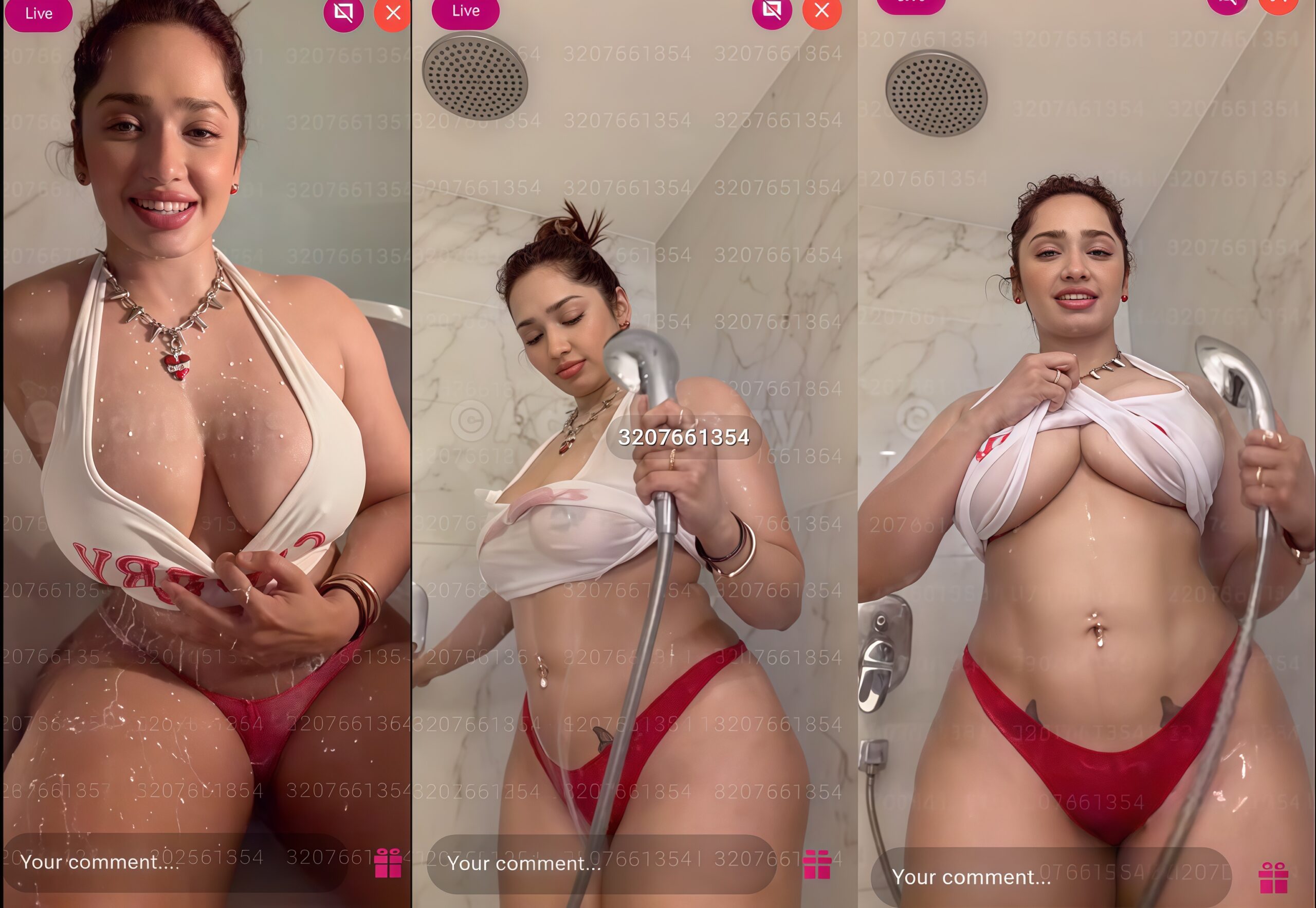 Aditi Mistry Nude Nipple Shower Live Final part